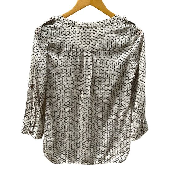 Tory Burch Silk printed Tunic Top Size 2 - Picture 3 of 7